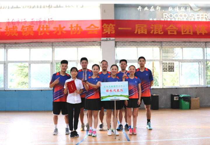 麗水市城鎮(zhèn)供水協(xié)會(huì)舉辦第一屆混合團(tuán)體氣排球賽