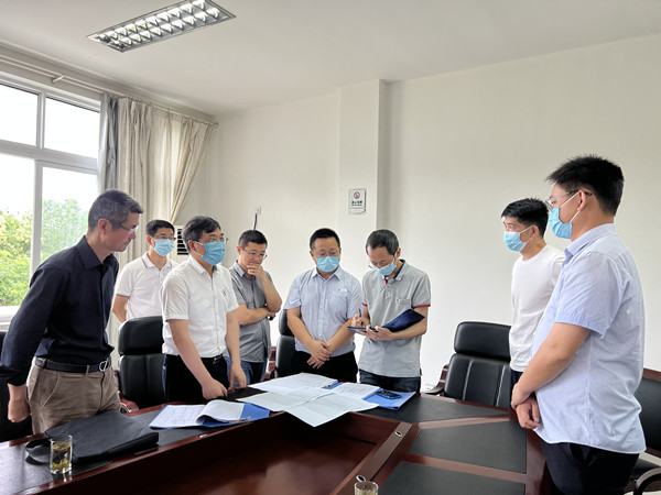 省建設(shè)廳黨組成員、副廳長姚昭暉一行來水閣污水處理廠開展“一河一策”服務(wù)指導(dǎo)工作