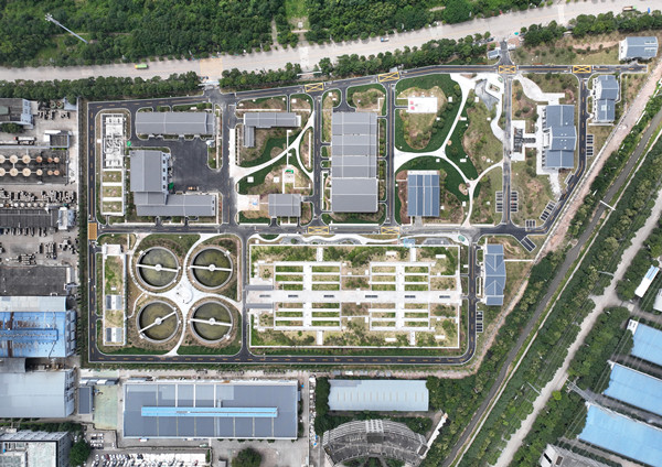 水閣污水處理二期工程主體工程初驗(yàn)