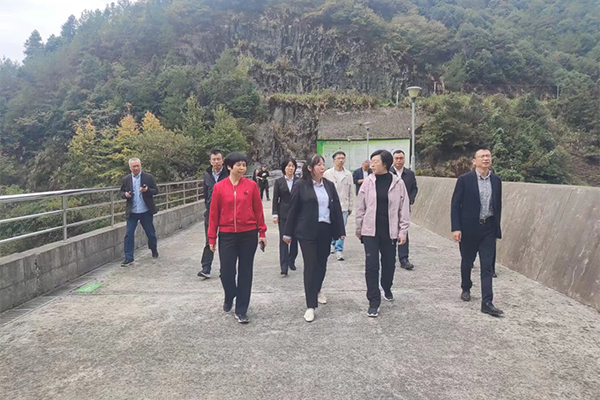 區(qū)委副書記、區(qū)長張妍一行赴黃村水庫調研飲用水水源地保護工作