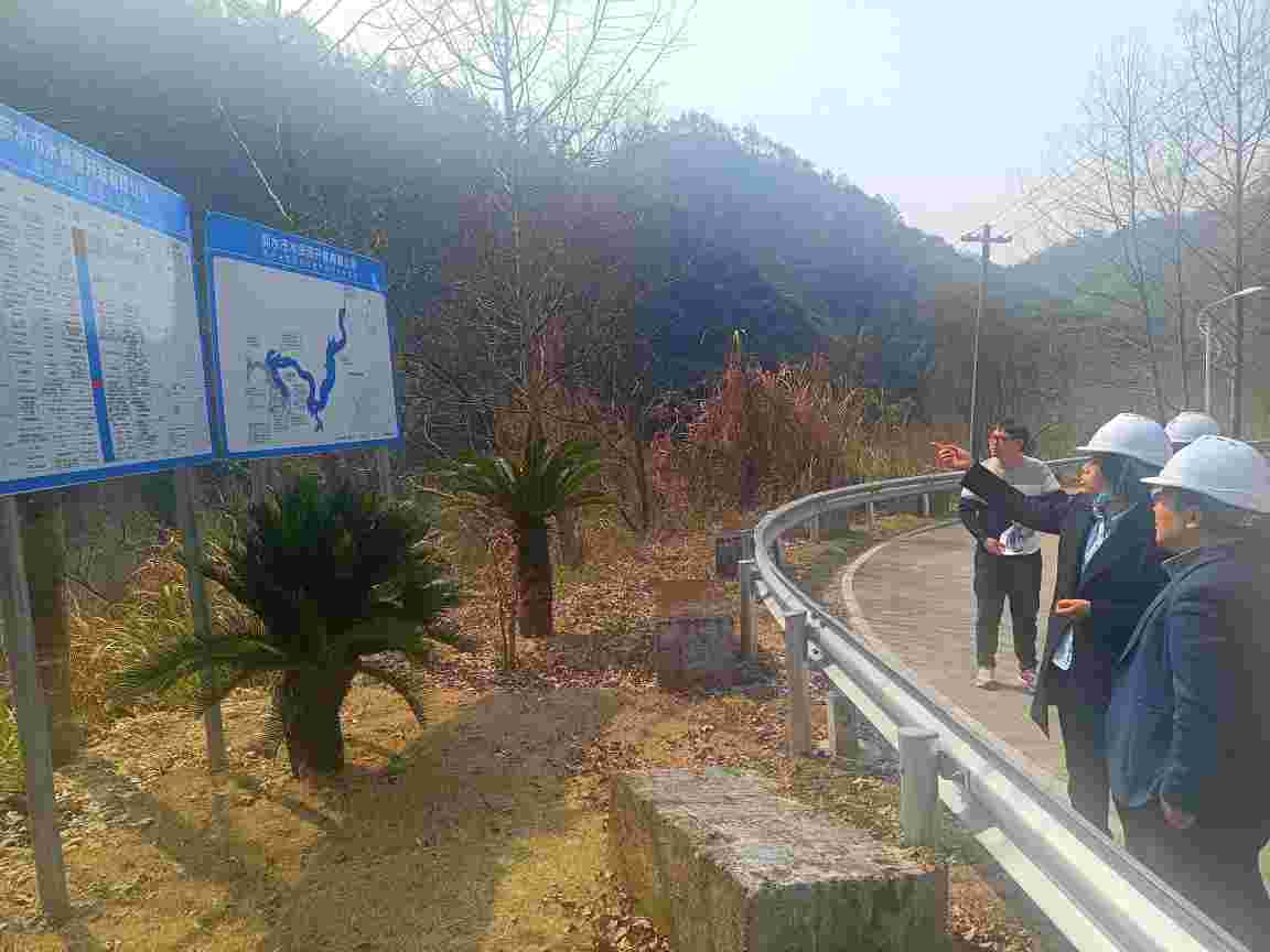 蓮都區(qū)水利局局長華官麗帶隊(duì)赴公司 開展汛前檢查